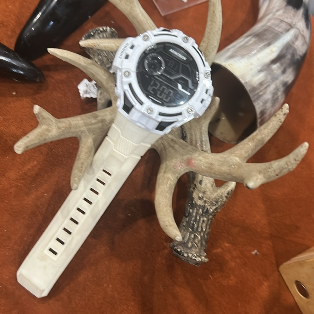 Armitron Black and‎ White Chrono Digital Watch